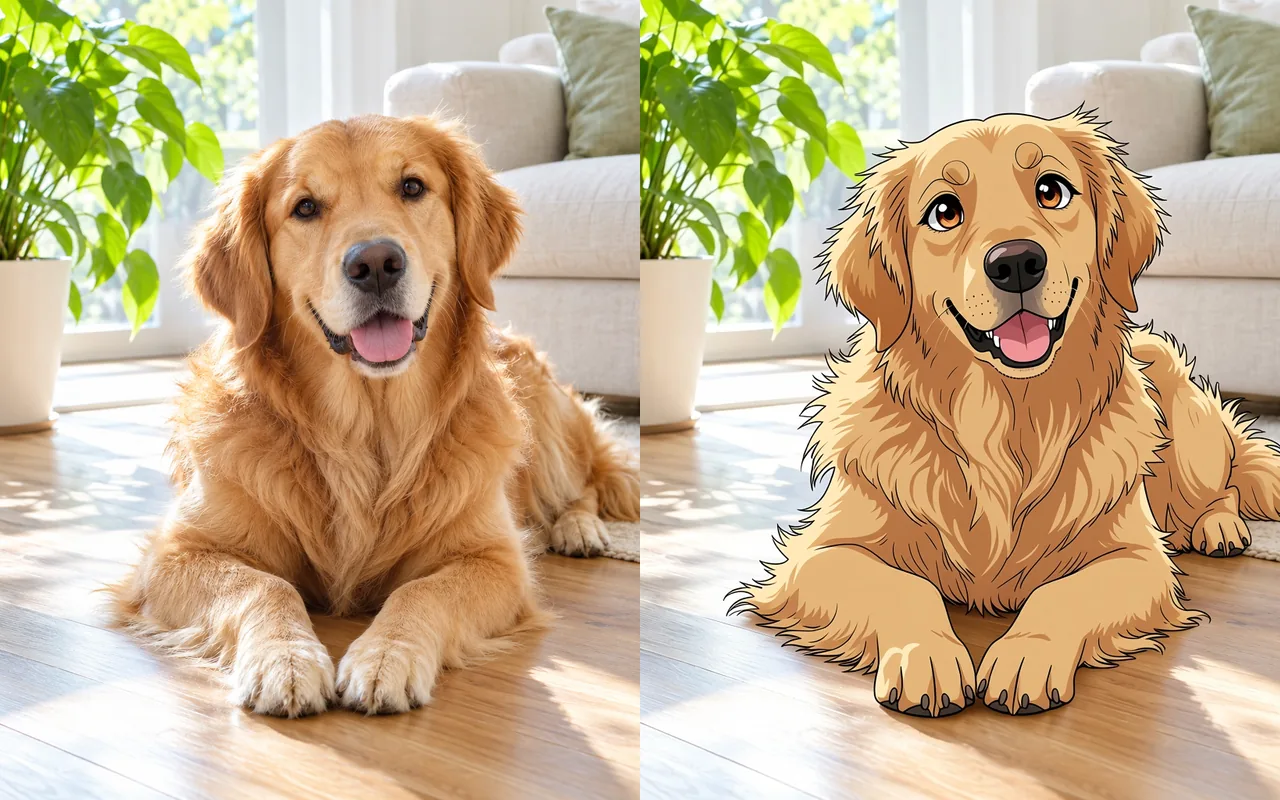 Your dog as an anime character