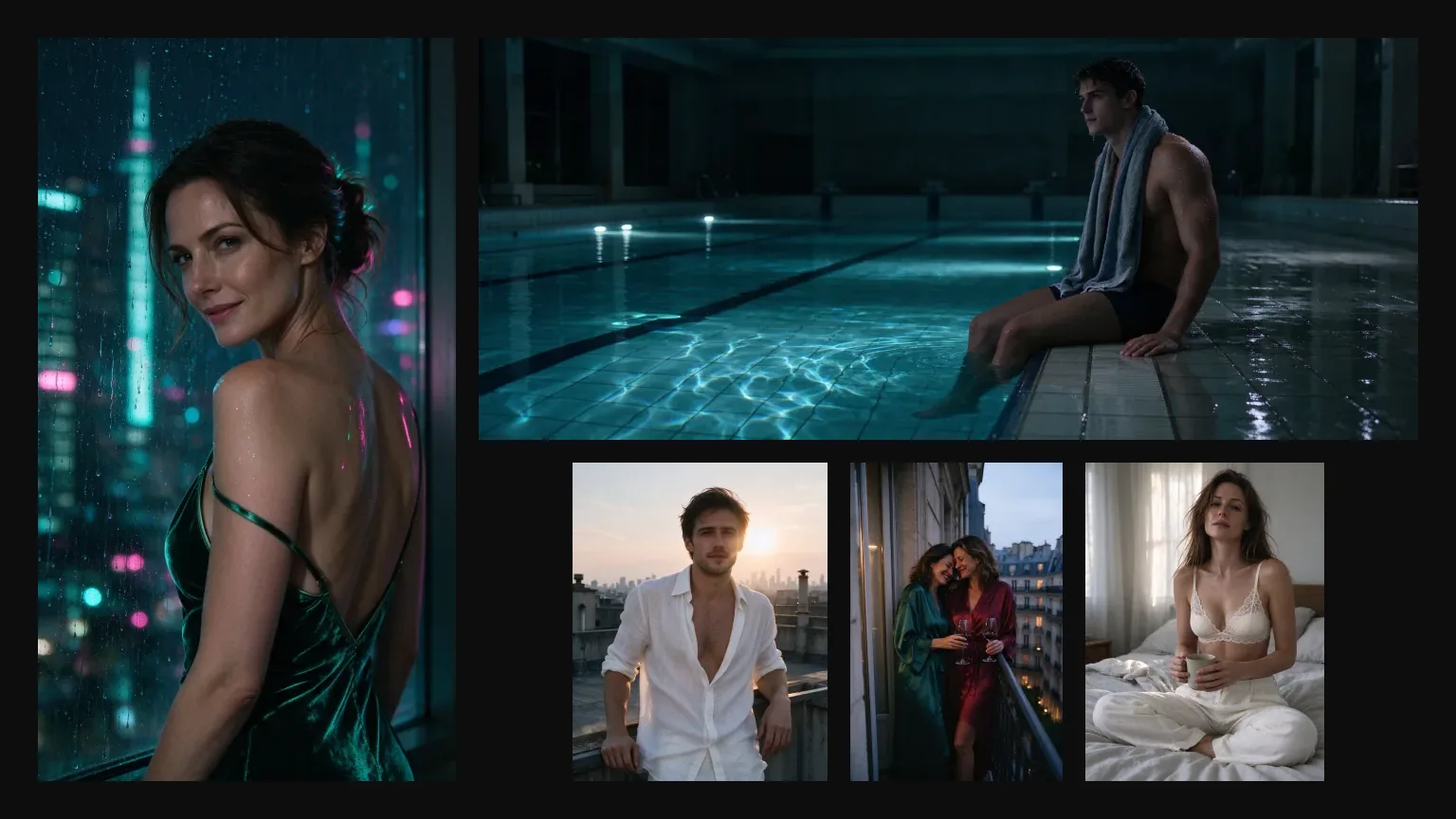 Quinze enquadramentos a partir do mesmo briefing