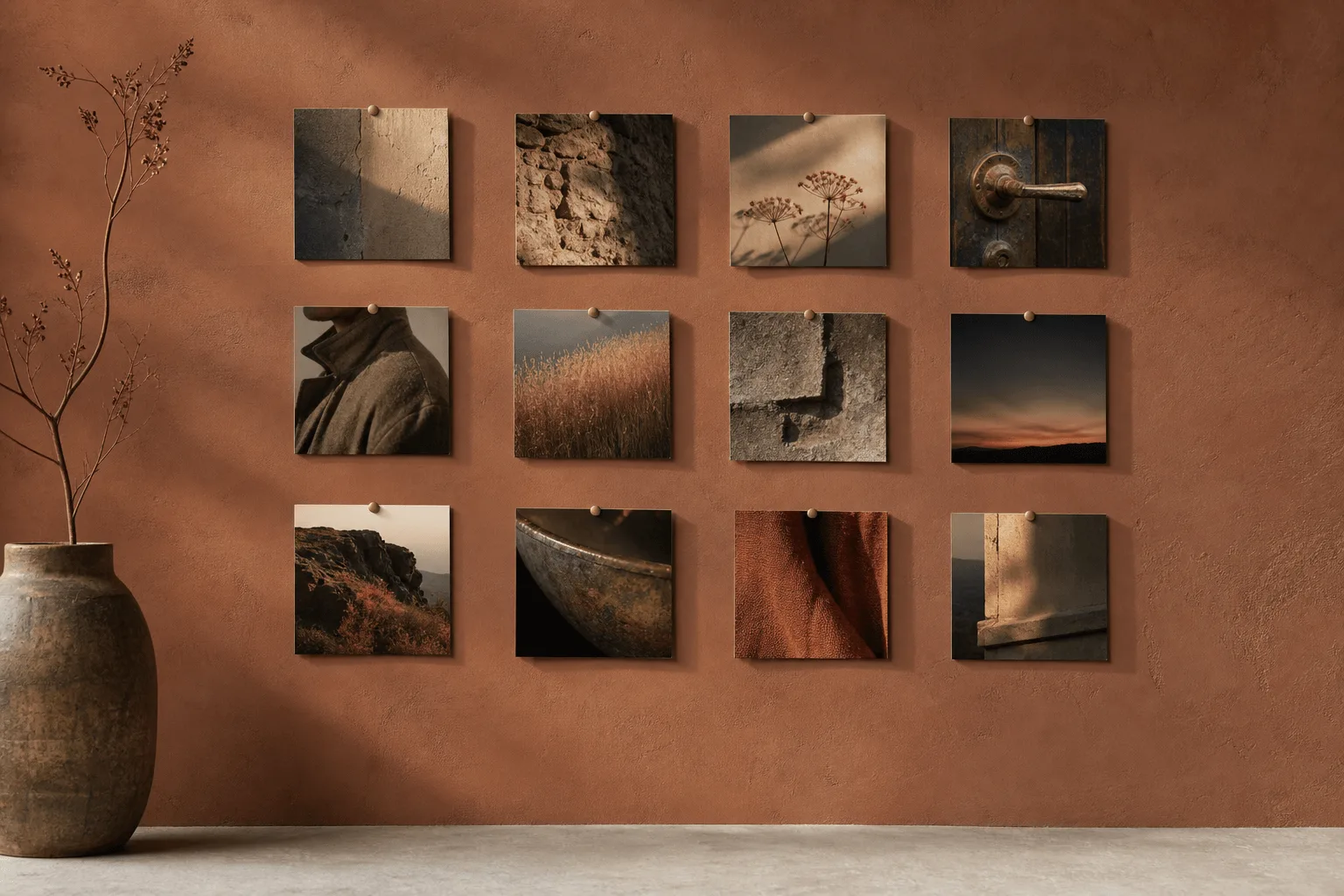 Costruire una mood board che sostiene una posizione